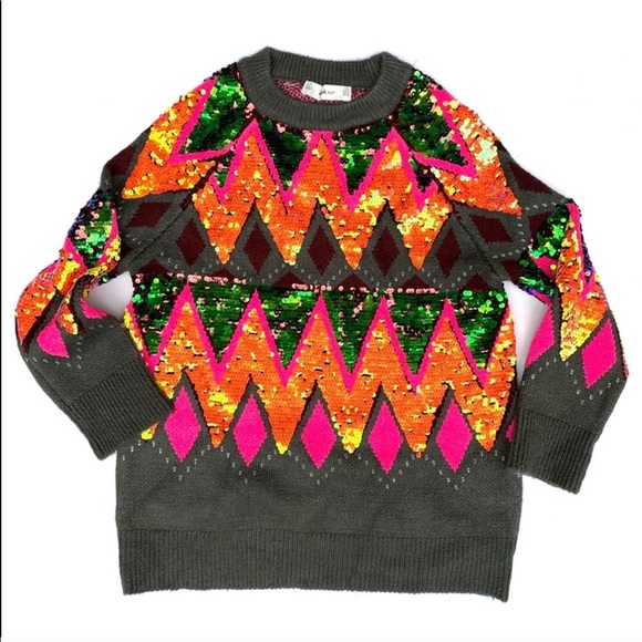 ▪️SOLD▪️Zara S limited edition color change sequin sweater - Picture 4 of 5